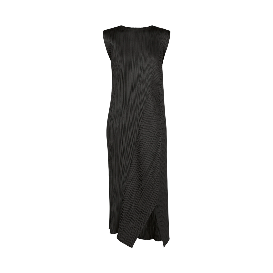PP63-JH483-15 (W) Pleats Please Issey Miyake Fold Dress Black