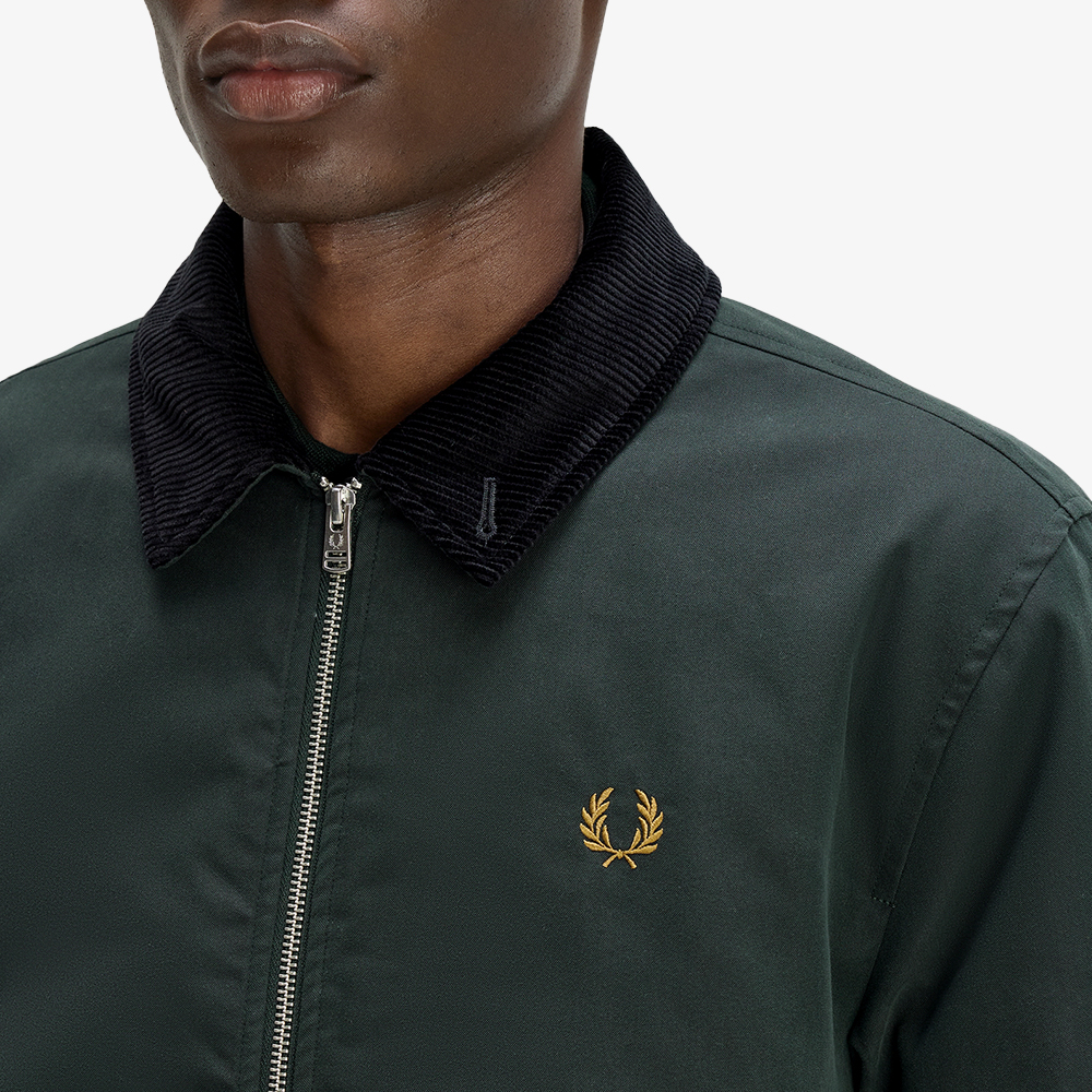 프레드페리 투웨이 코튼 카반 재킷 나이트그린(Fred Perry Cotton Caban Jacket Night Green) - 5