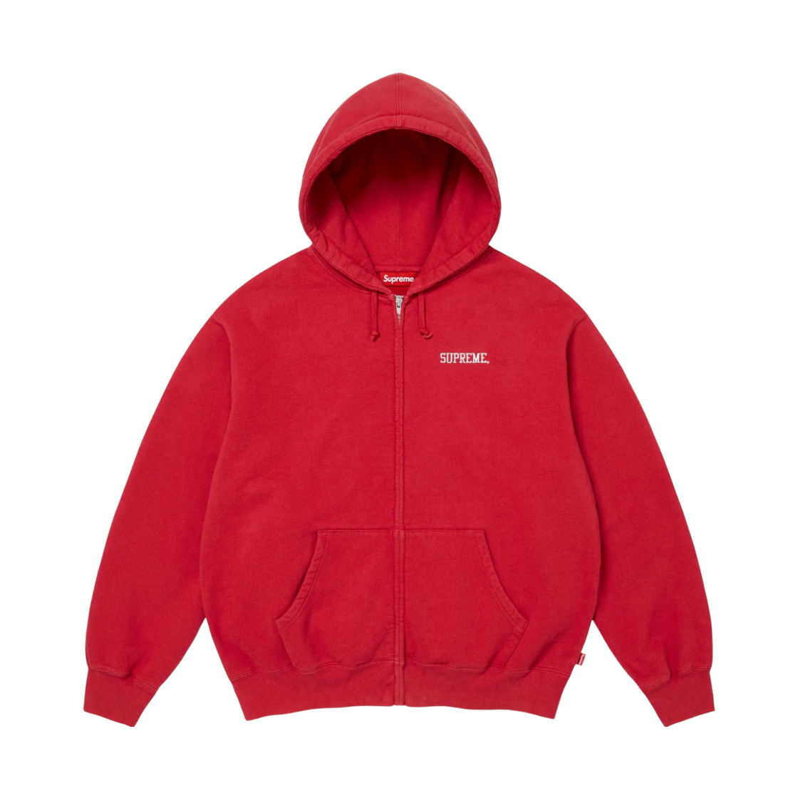 슈프림 블레스드 아플리케 집업 후드 스웨트셔츠 레드 - 26FW(Supreme Blessed Applique Zip Up Hooded Sweatshirt Red - 26FW) - 2