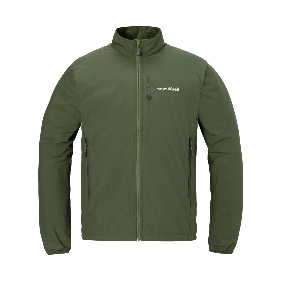 1106819 Montbell Light Shell Outer Jacket Dark Green