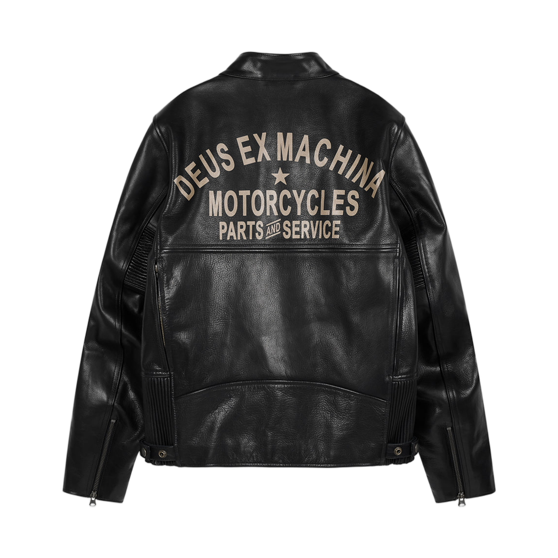 데우스 엑스 마키나 RMC 모터사이클 레더 자켓 #2 블랙(Deus Ex Machina RMC Motorcycle Leather Jakcet #2 Black) - 2
