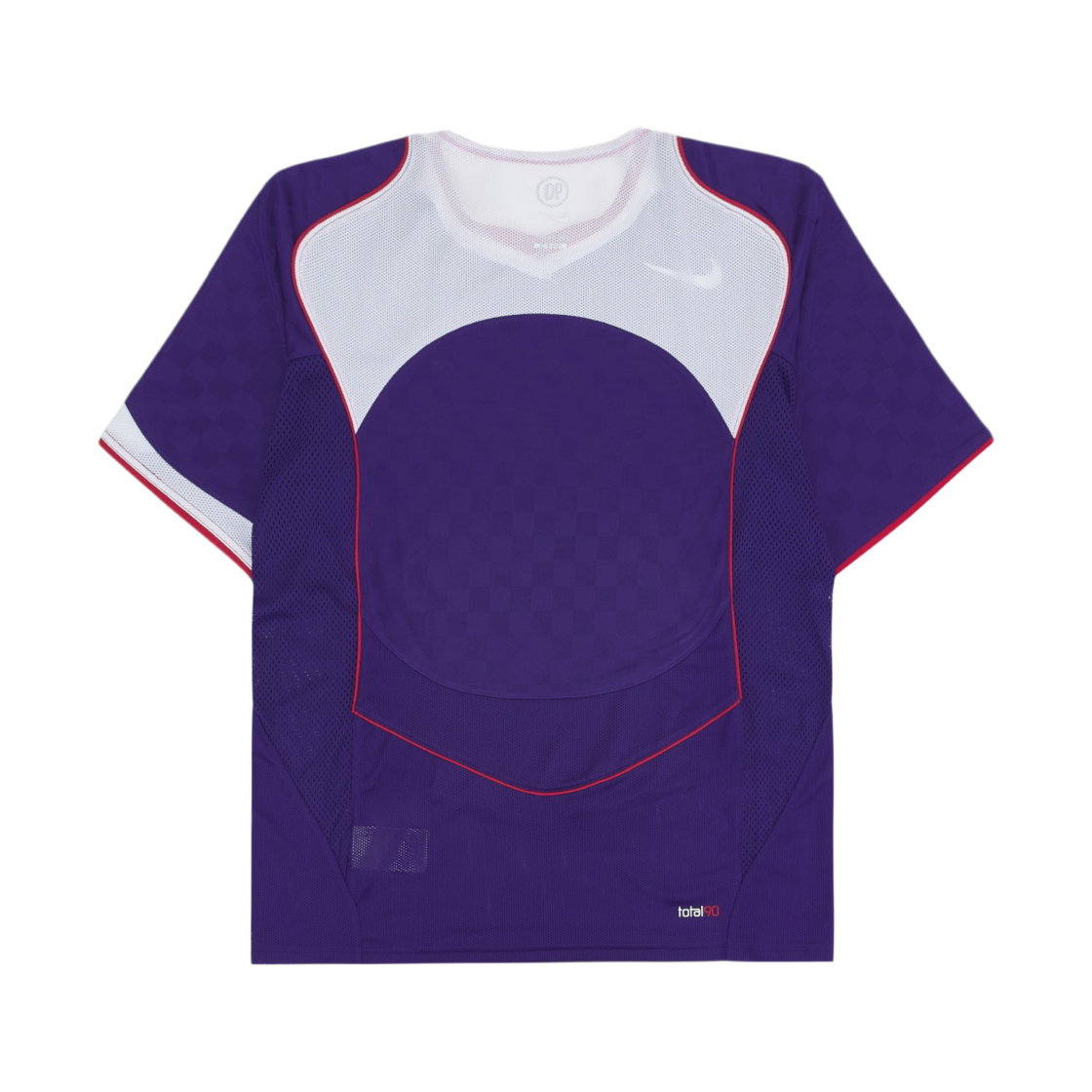 나이키 토탈 90 드라이핏 숏슬리브 사커 탑 코트 퍼플 화이트 - 아시아(Nike Total 90 Dri-Fit Short Sleeve Soccer Top Court Purple White - Asia) - 2