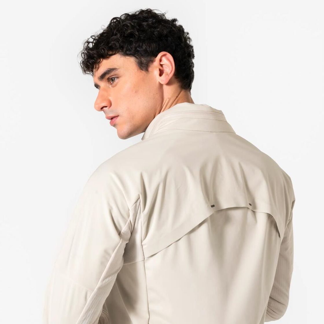 데카트론 남성 러닝 장갑일체형 자켓 런 웜 900 린넨 베이지(Decathlon Men's Running Jacket with Built-in Gloves Run Warm 900 Linen Beige) - 10