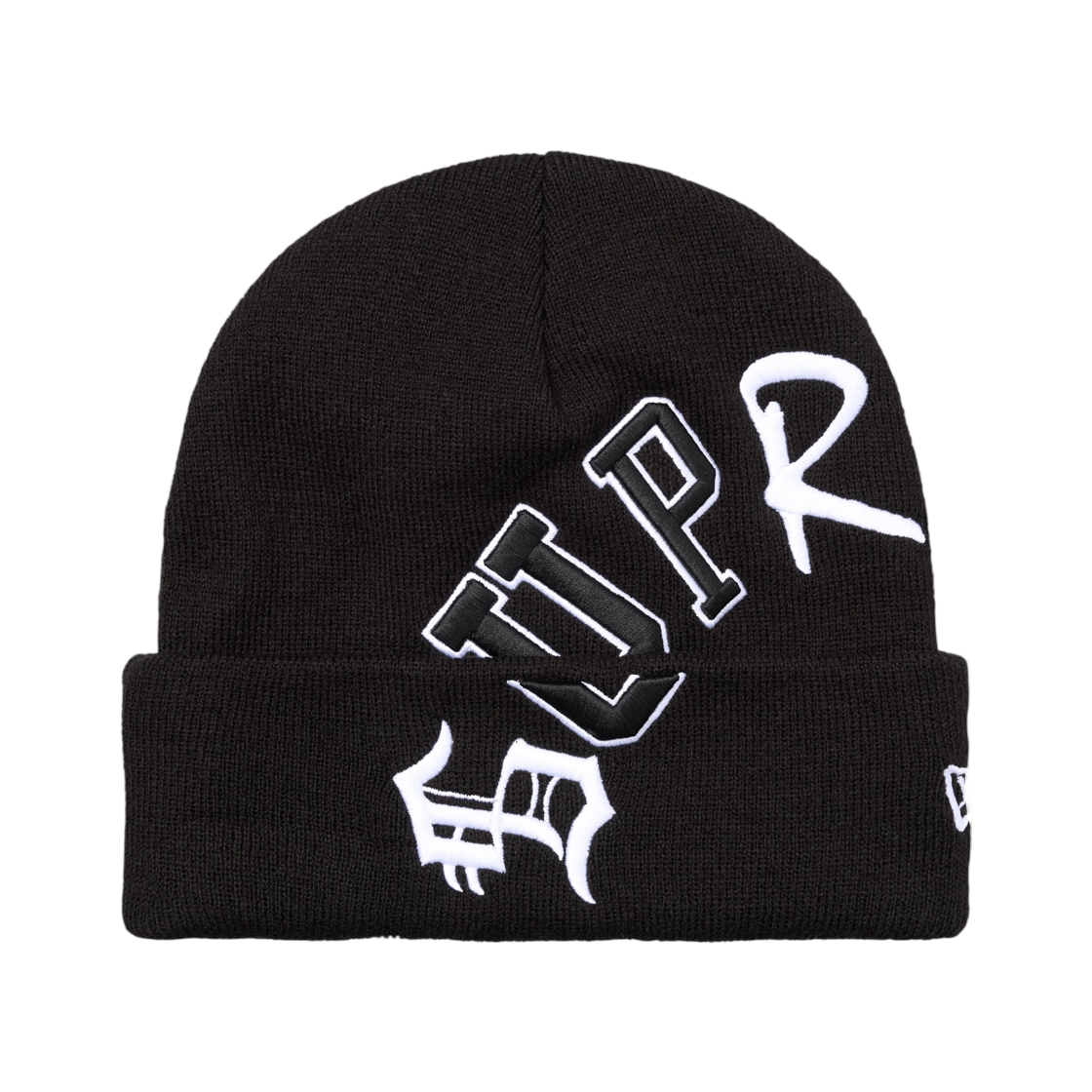 - Supreme New Era Arc Beanie Black - 26FW