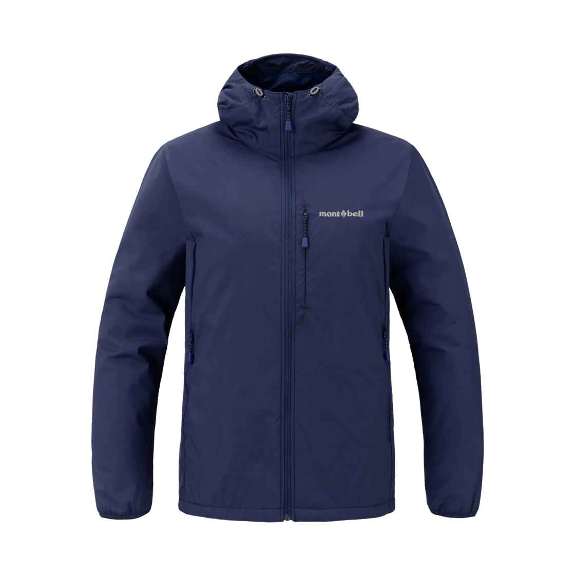 1106818 (W) Montbell Light Shell Hooded Jacket Navy