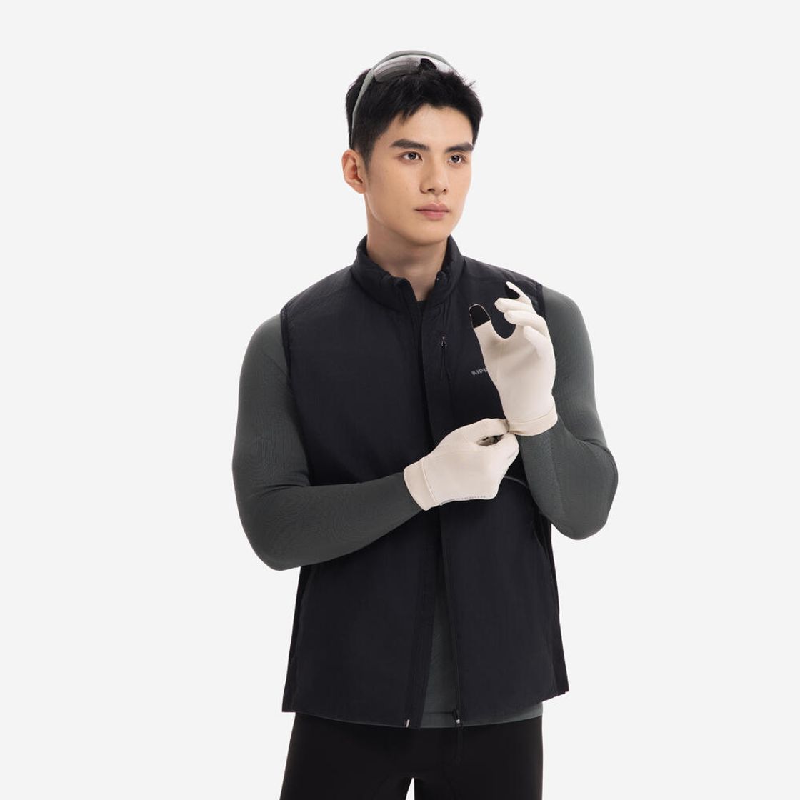 데카트론 러닝 터치스크린 장갑 웜 100 V2 린넨 베이지(Decathlon Running Touchscreen Gloves Warm 100 V2 Linen Beige) - 10