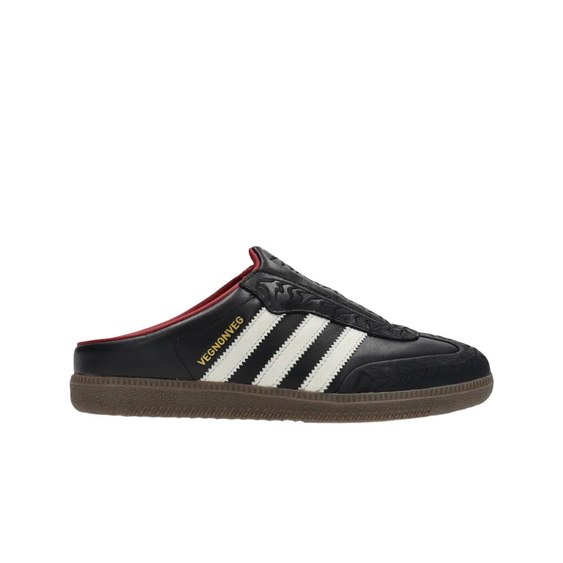 HP4921 (W) Adidas x Vegnonveg Samba Mule Core Black Off White