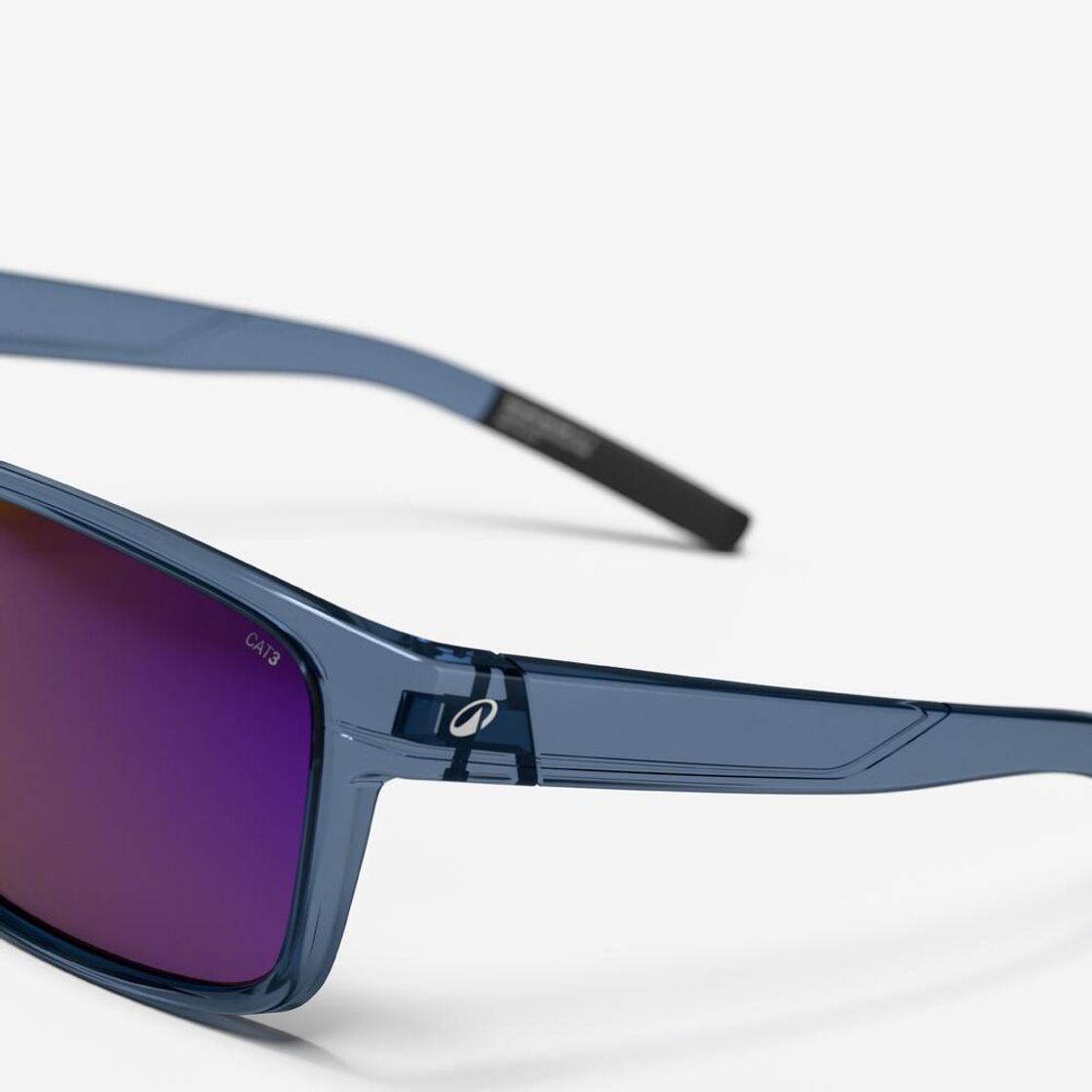 데카트론 스포츠 미러렌즈 스퀘어 선글라스 익스플로어 500 스톰 블루(Decathlon Sports Mirrored Square Sunglasses Explore 500 Storm Blue) - 9