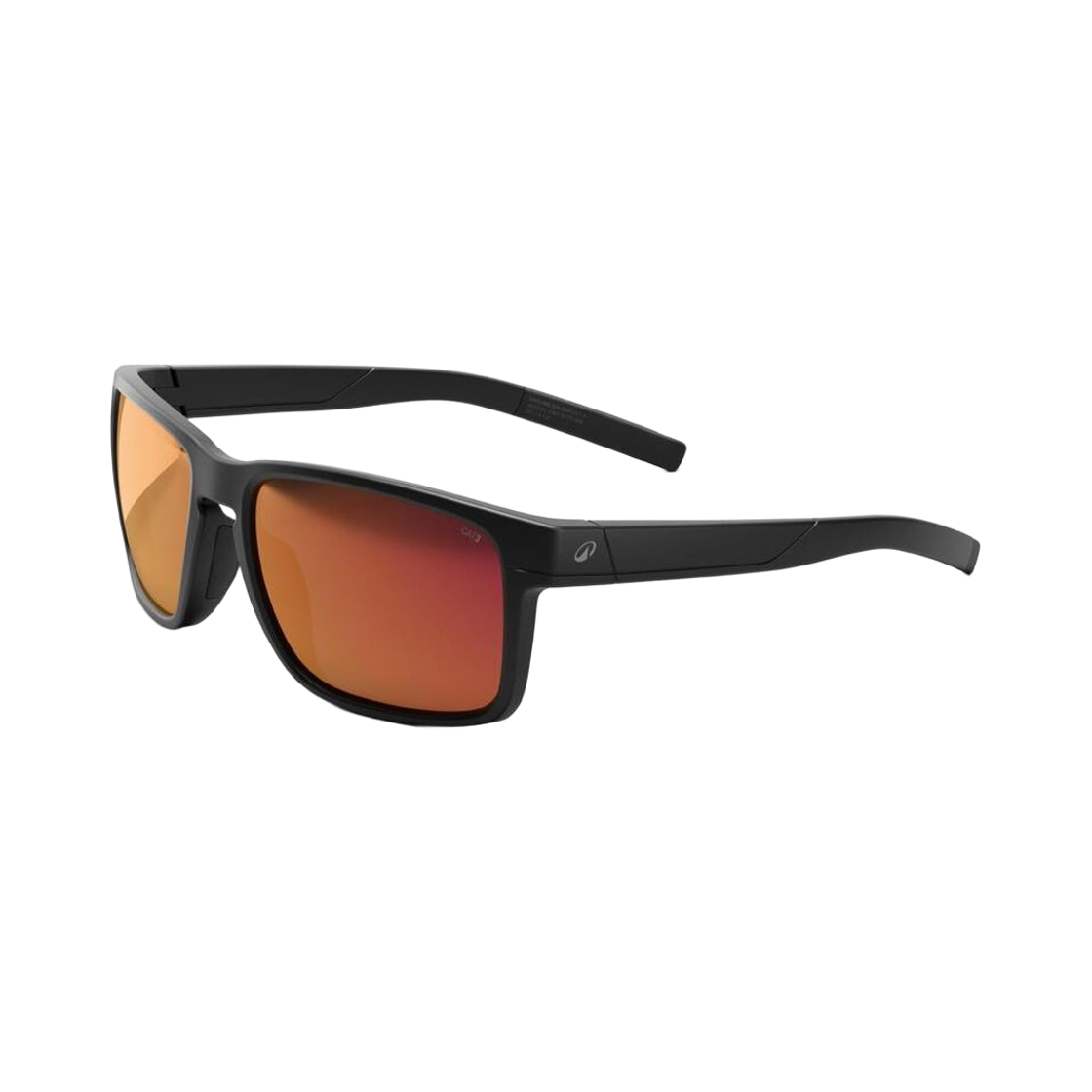 8984205 Decathlon Sports Polarized Square Sunglasses Explore 500 Smoke Black