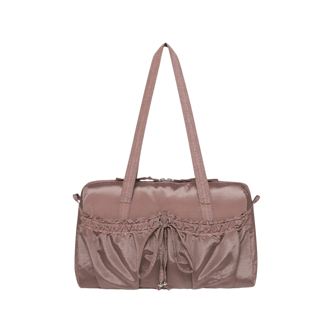 1100FS263BS01F001670 [5% 적립] FILA Ribbon Duffle Bag Dark Pink