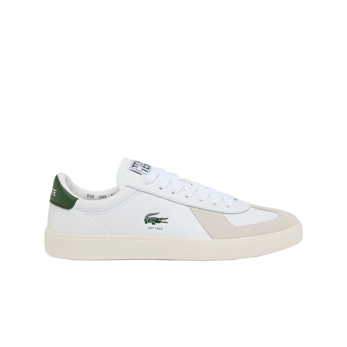 49SMA0063-65T Lacoste Baseshot Pro Leather Sneakers White Off White