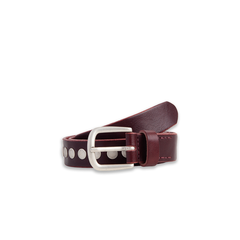 P000BLVI Polar Skate Co. Niko Belt | Studs Oxblood