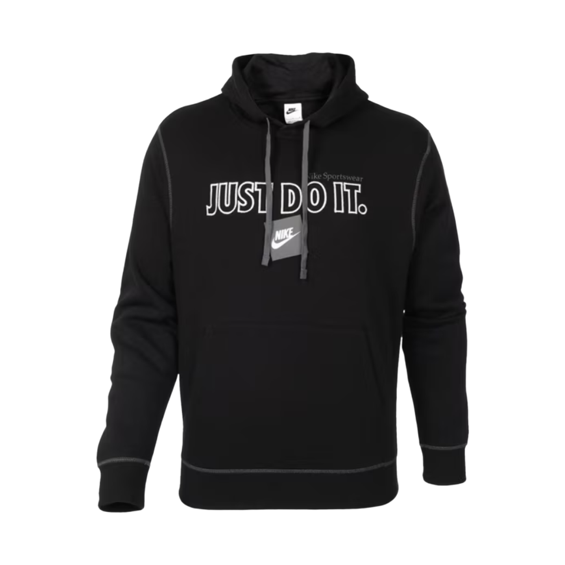 DD6224-010 Nike NSW JDI Fleece Pullover Hoodie Black - Asia
