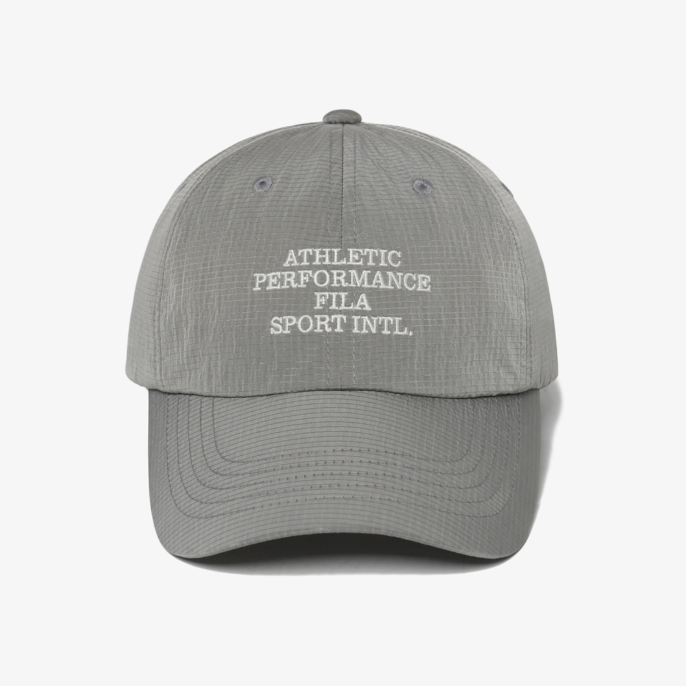 [5% 적립] 휠라 나일론 레터링 볼캡 그레이([5% 적립] FILA Nylon Lettering Ball Cap Gray) - 3