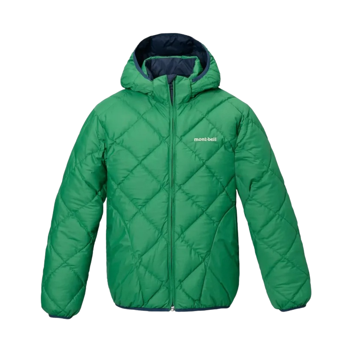 (키즈) 몽벨 다운 파이버 리버시블 파카 네이비((Kids) Montbell Down Fiber Reversible Parka Navy) - 2