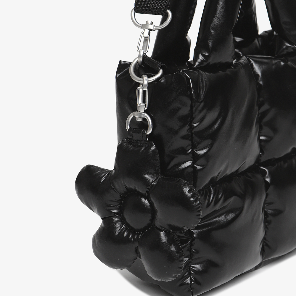 [5% 적립] 휠라 푸퍼 미니 토트백 블랙([5% 적립] FILA Puffer Mini Tote Bag Black) - 5