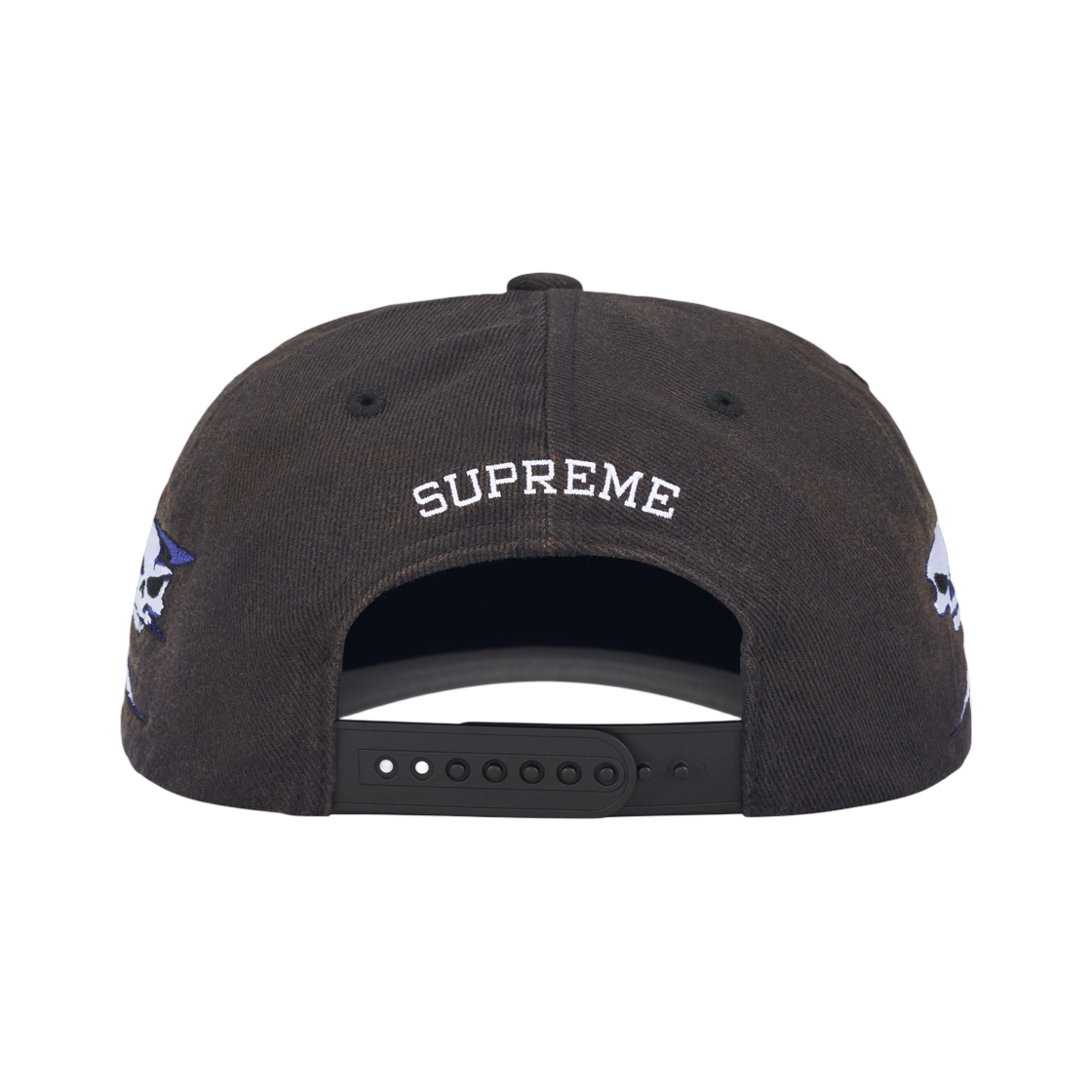 슈프림 스컬스 스펠아웃 6-패널 블랙 - 26FW(Supreme Skulls Spellout 6-Panel Black - 26FW) - 3
