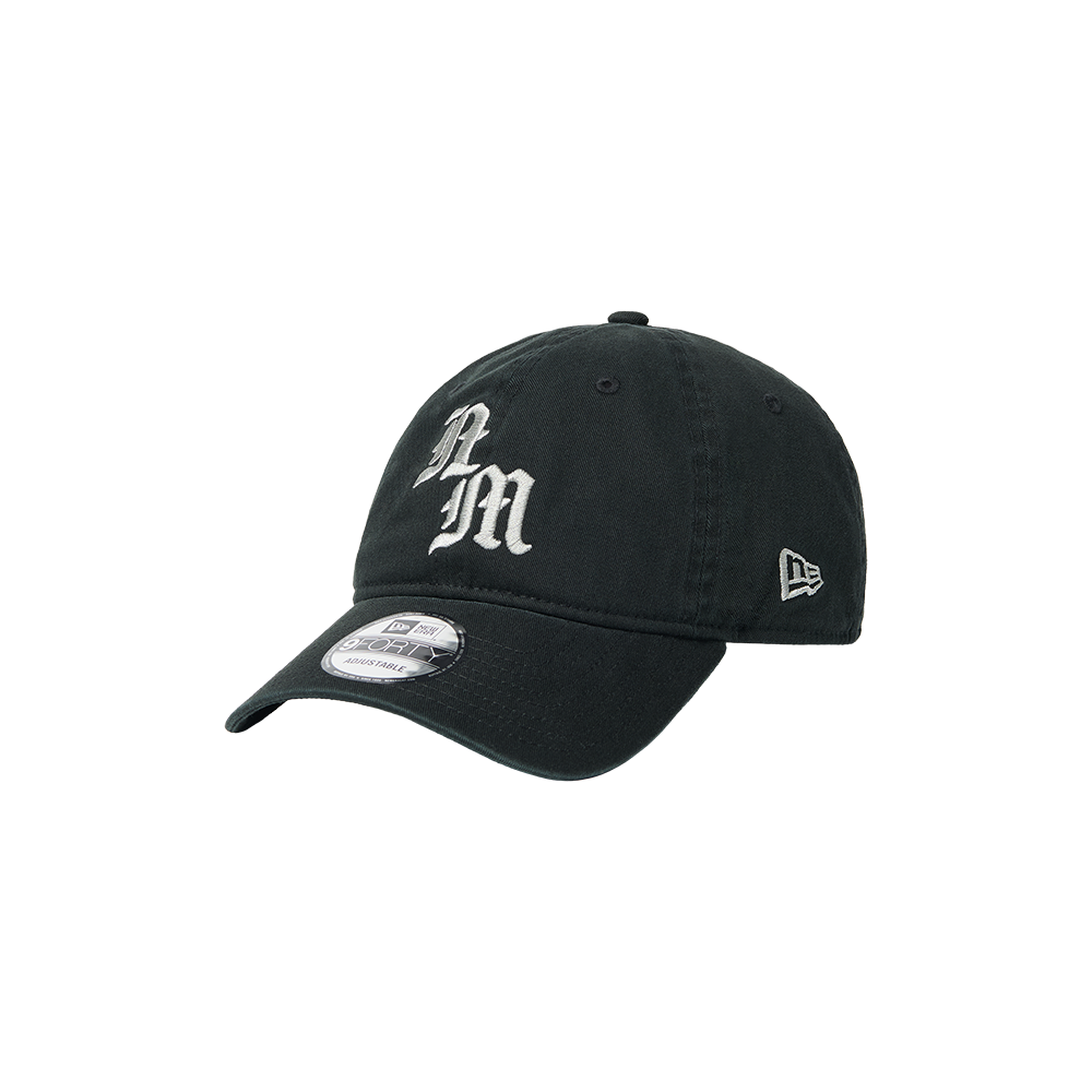 노매뉴얼 x 뉴에라 940 언스트럭처드 이니셜 로고 블랙(NOMANUAL x New Era 940Unst Nm Initial Logo Black) - 1