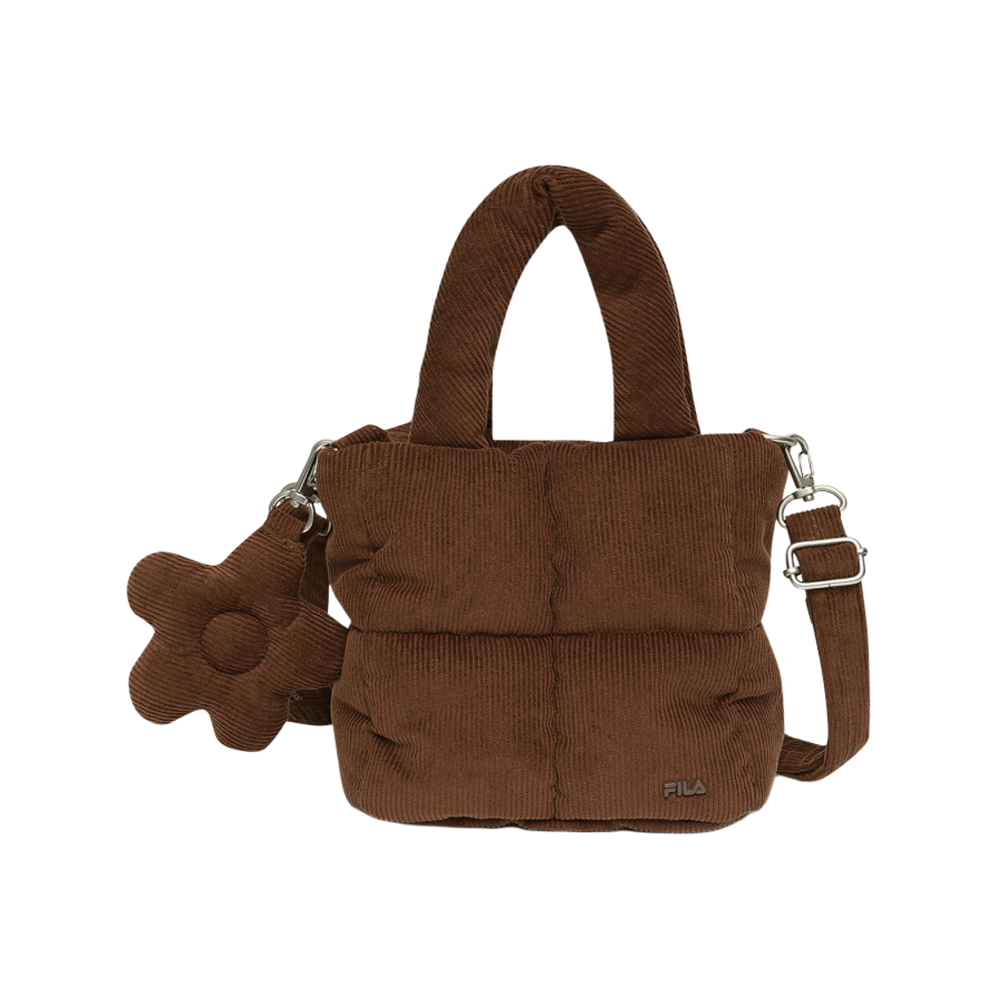 1100FS264BC01F012234 [5% 적립] FILA Puffer Mini Tote Bag Brown