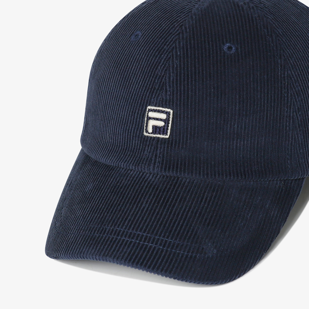 [5% 적립] 휠라 코듀로이 F박스 볼캡 다크네이비([5% 적립] FILA Corduroy F Box Ball Cap Dark Navy) - 2