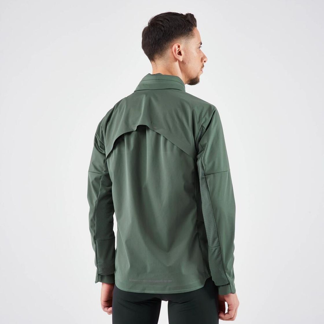 데카트론 남성 러닝 장갑일체형 자켓 런 웜 900 스모크 그린(Decathlon Men's Running Jacket with Built-in Gloves Run Warm 900 Smoke Green) - 5