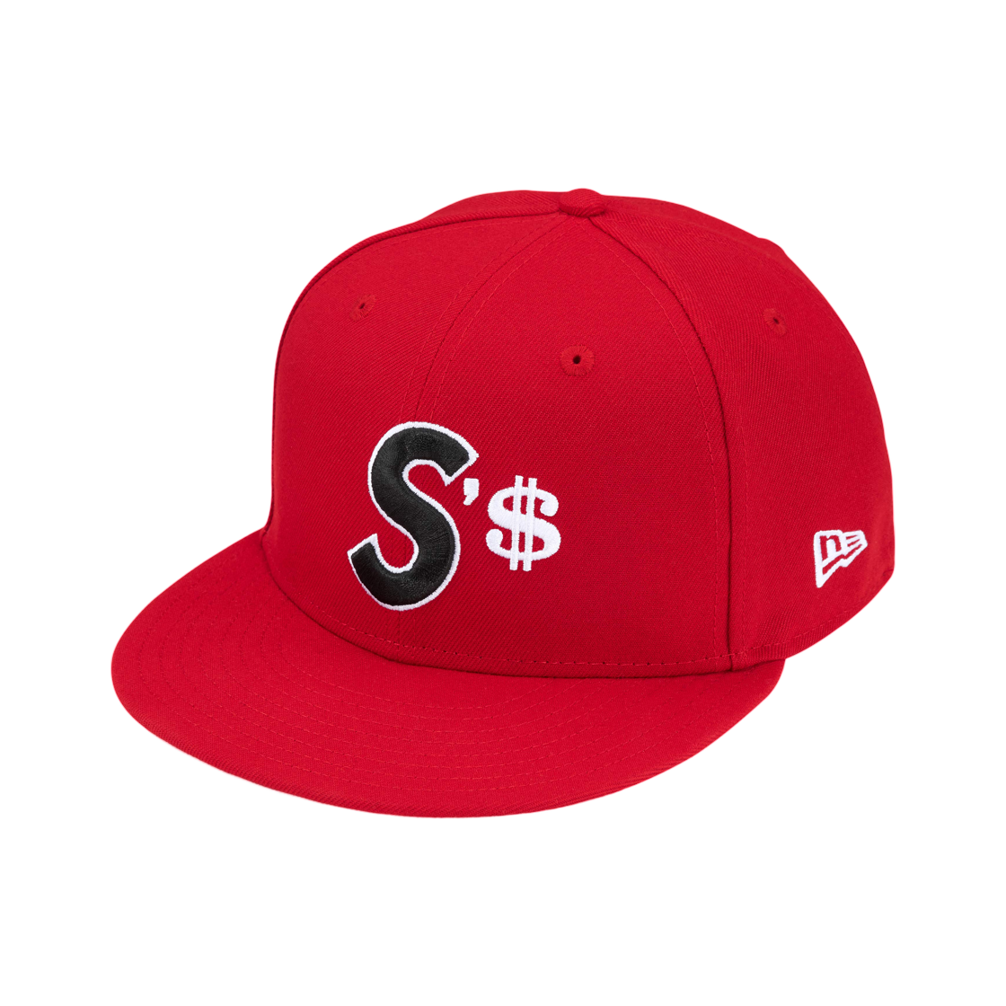 - Supreme Money S Logo New Era Red - 26FW