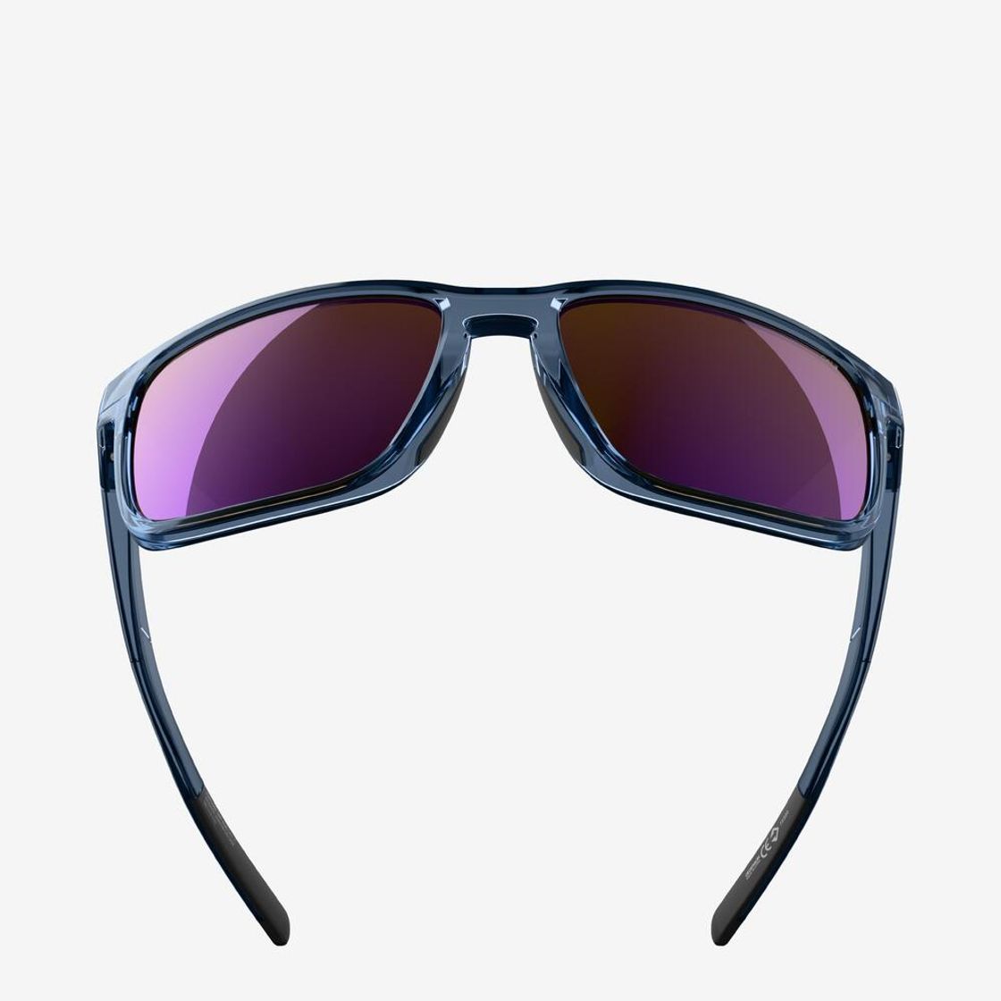 데카트론 스포츠 미러렌즈 스퀘어 선글라스 익스플로어 500 스톰 블루(Decathlon Sports Mirrored Square Sunglasses Explore 500 Storm Blue) - 2