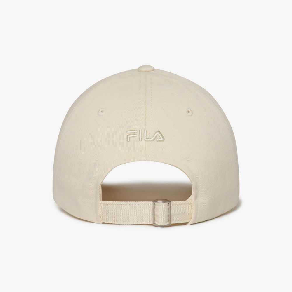 [5% 적립] 휠라 F로고 펠트 볼캡 아이보리([5% 적립] FILA F Logo Felt Ball Cap Ivory) - 5