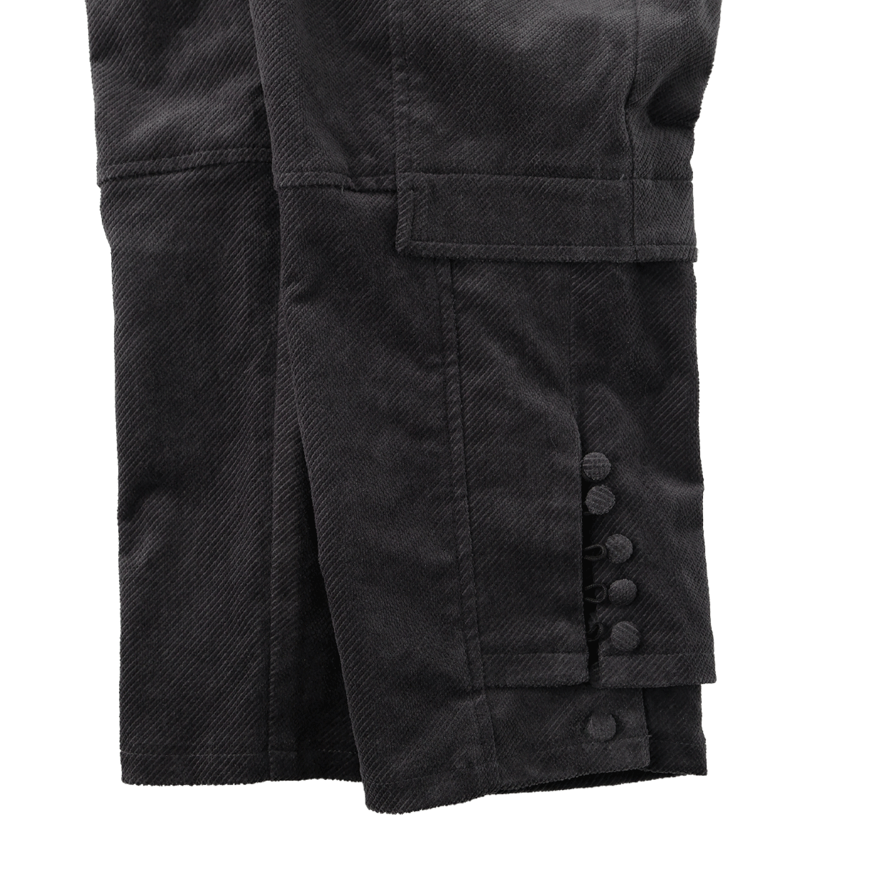 울리카 상투스 더블 레이어드 크롭 팬츠 차콜 - 26FW(Ulika Sanctus Double Layered Cropped Pants Charcoal - 26FW) - 4
