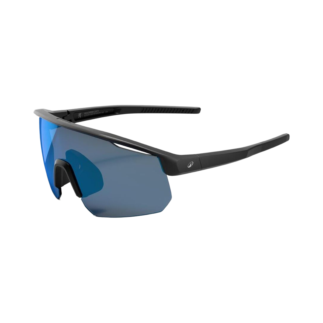 8648846 Decathlon Sports Mirrored Sunglasses Perf 500 Smoke Black