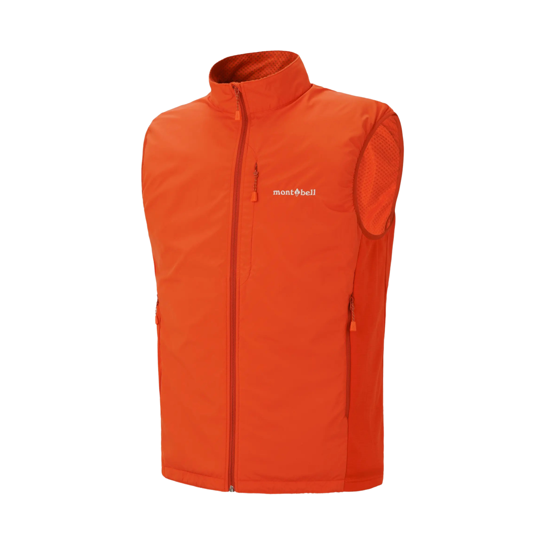 1106823 Montbell Light Shell Vest Orange