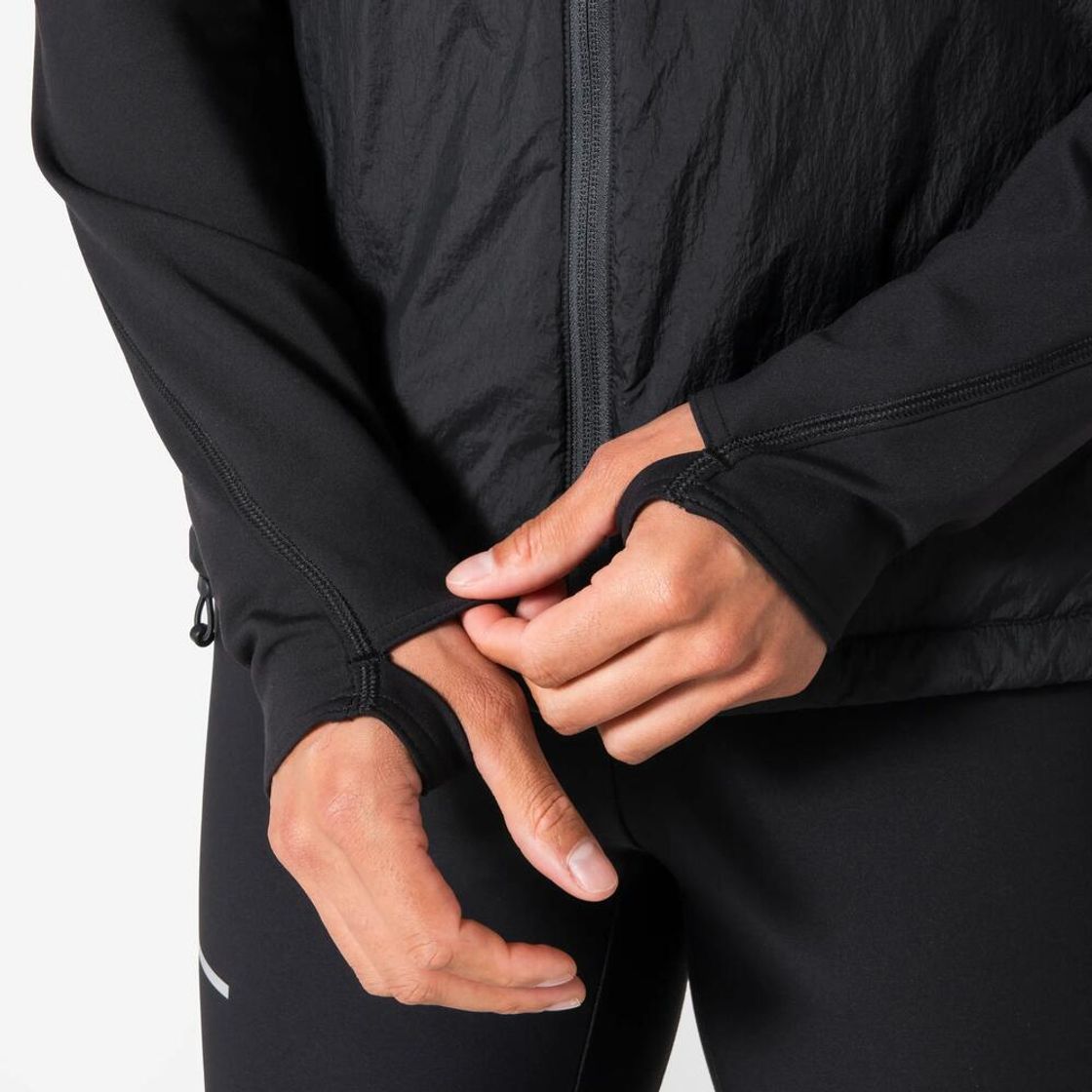 데카트론 남성 러닝 자켓 런 웜 플로우 스모크 블랙(Decathlon Men's Running Jacket Run Warm Flow Smoke Black) - 9