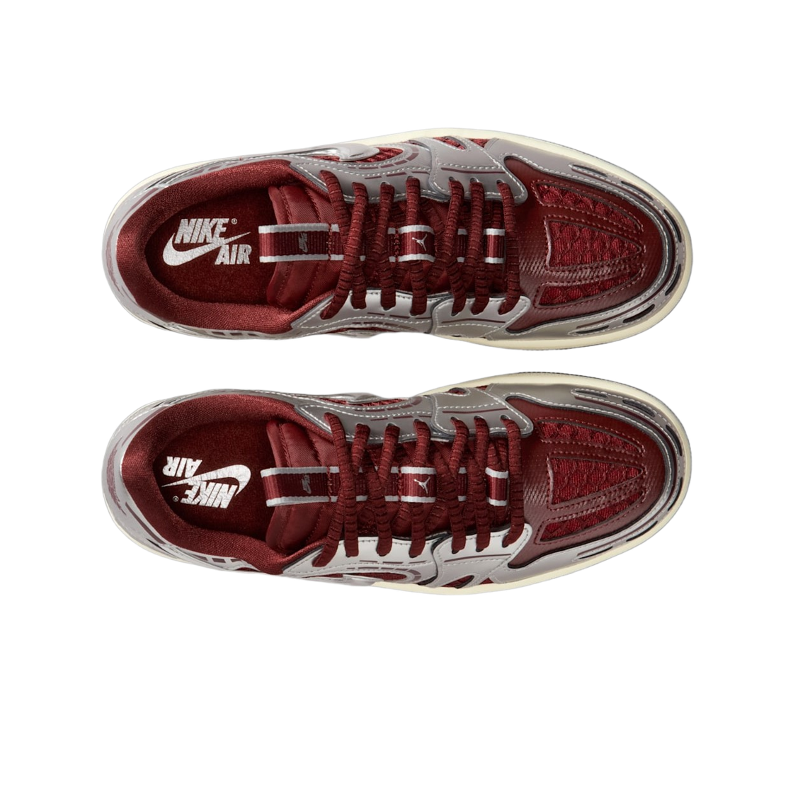(W) 조던 1 로우 메소드 오브 메이크 다크 팀 레드 메탈릭 실버((W) Jordan 1 Low Method of Make Dark Team Red Metallic Silver) - 2