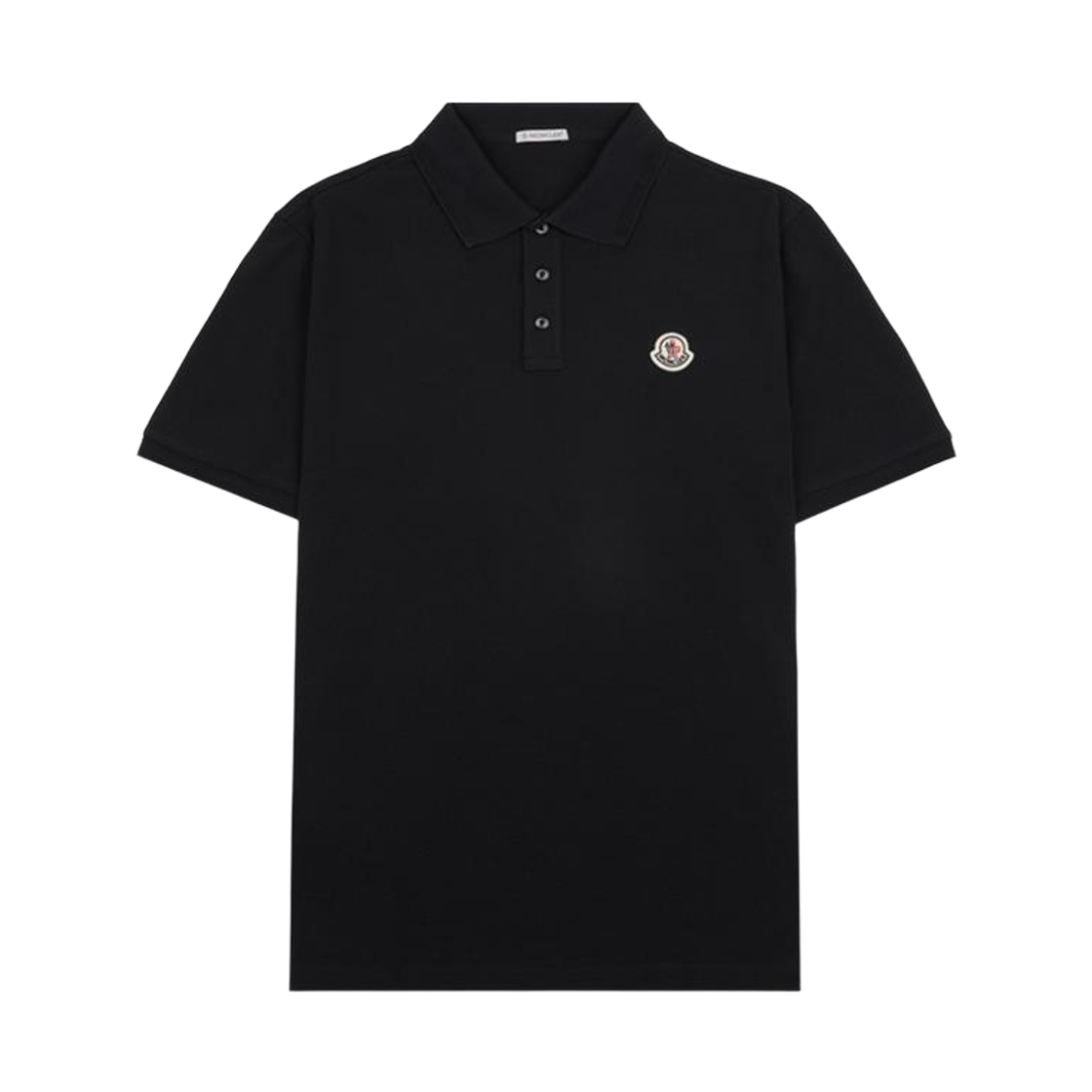 8A00011 84556 999 [20% 쿠폰] Moncler Logo Patch Cotton Piquet Polo Shirt Black