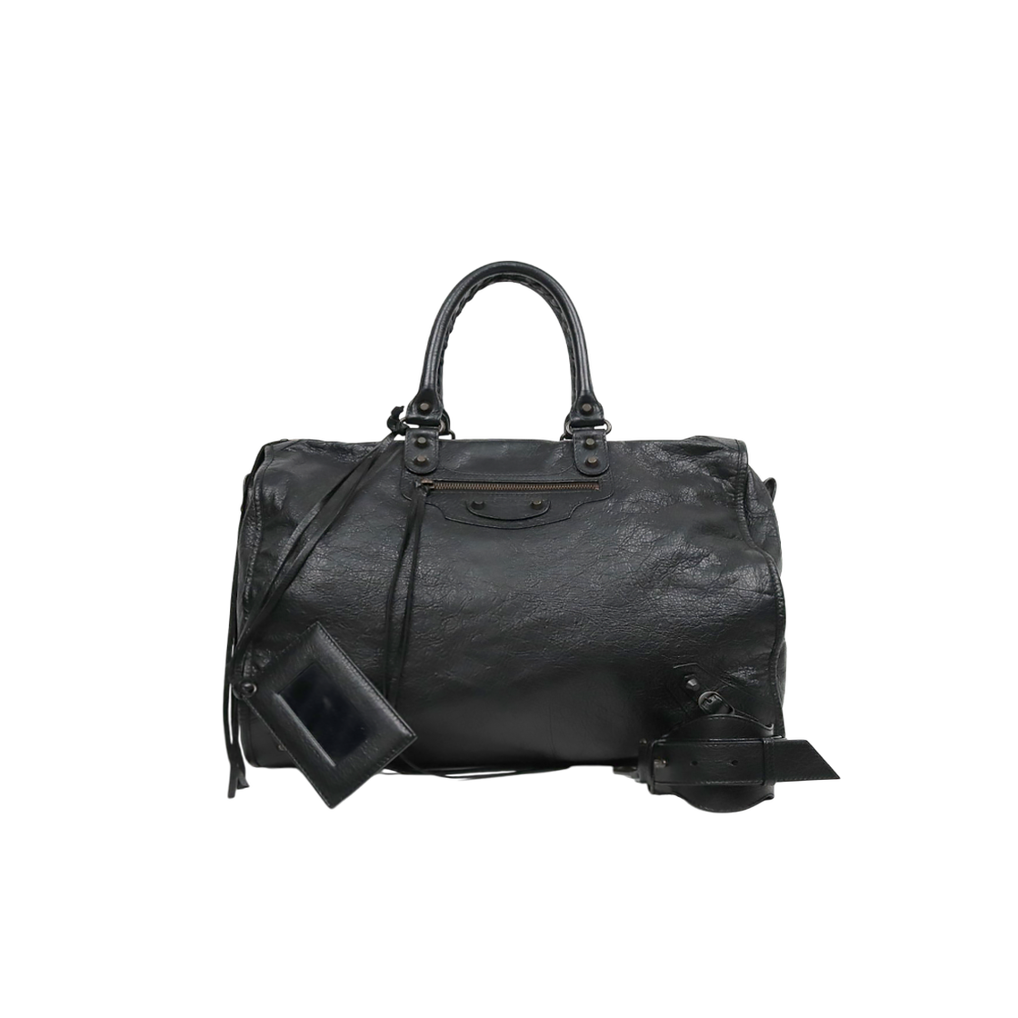 IT68U8DOQDDL Balenciaga Black Velo City Tote Bag