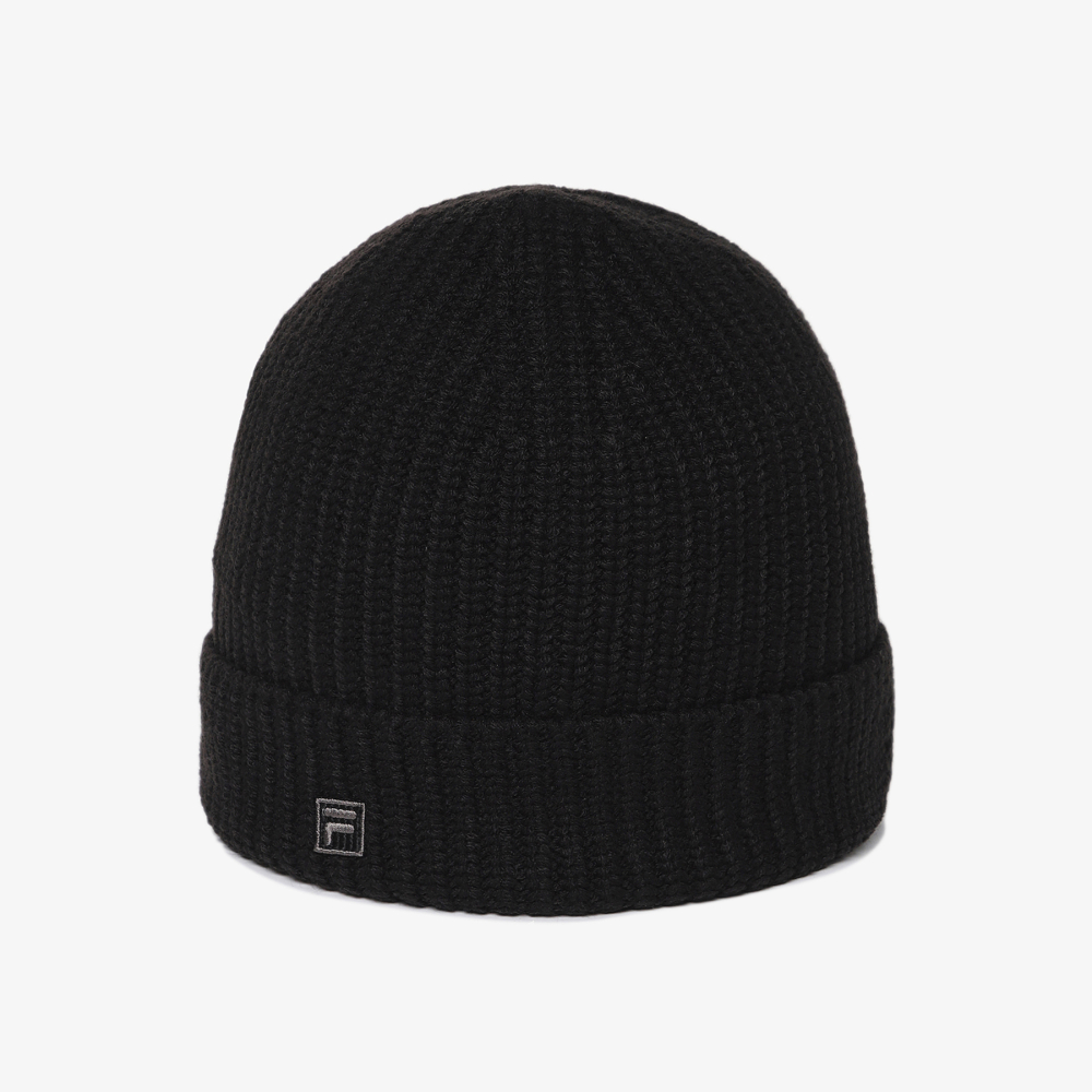 [5% 적립] 휠라 베이직 미드 비니 블랙([5% 적립] FILA Basic Mid Beanie Black) - 4