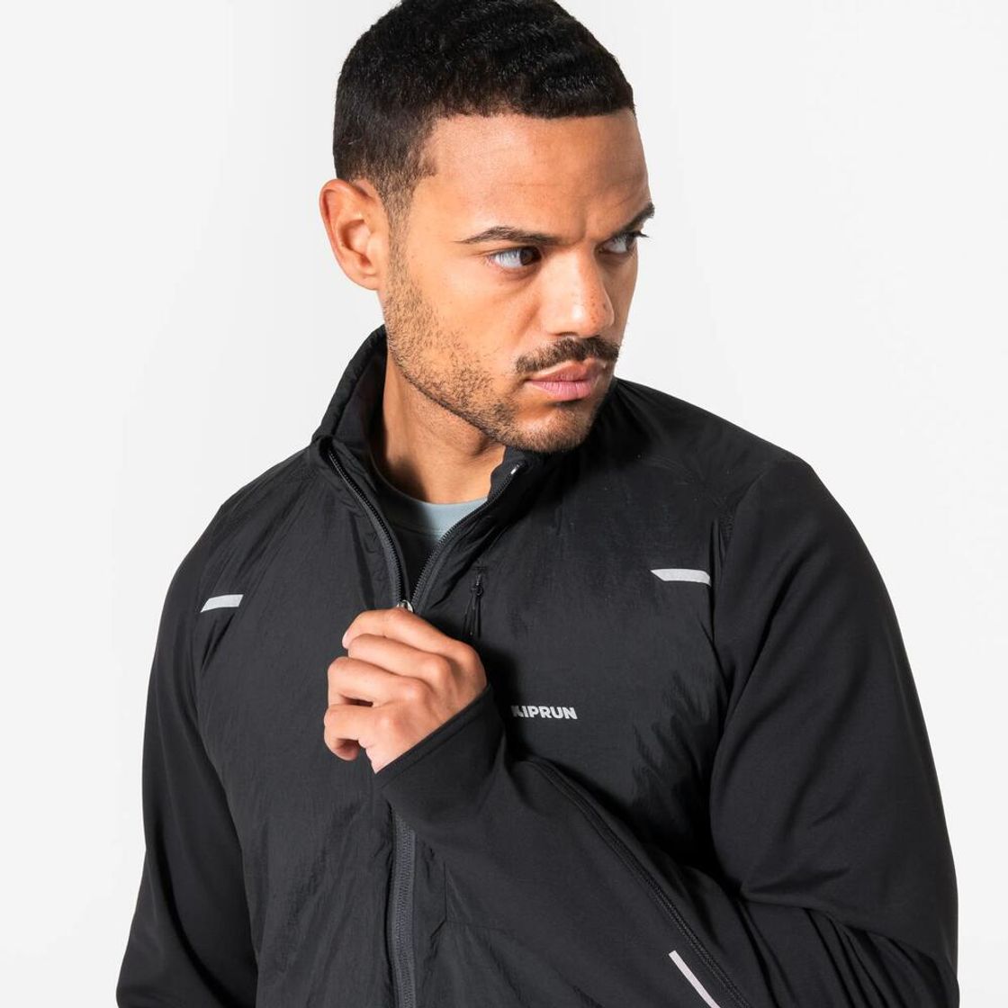 데카트론 남성 러닝 자켓 런 웜 플로우 스모크 블랙(Decathlon Men's Running Jacket Run Warm Flow Smoke Black) - 4