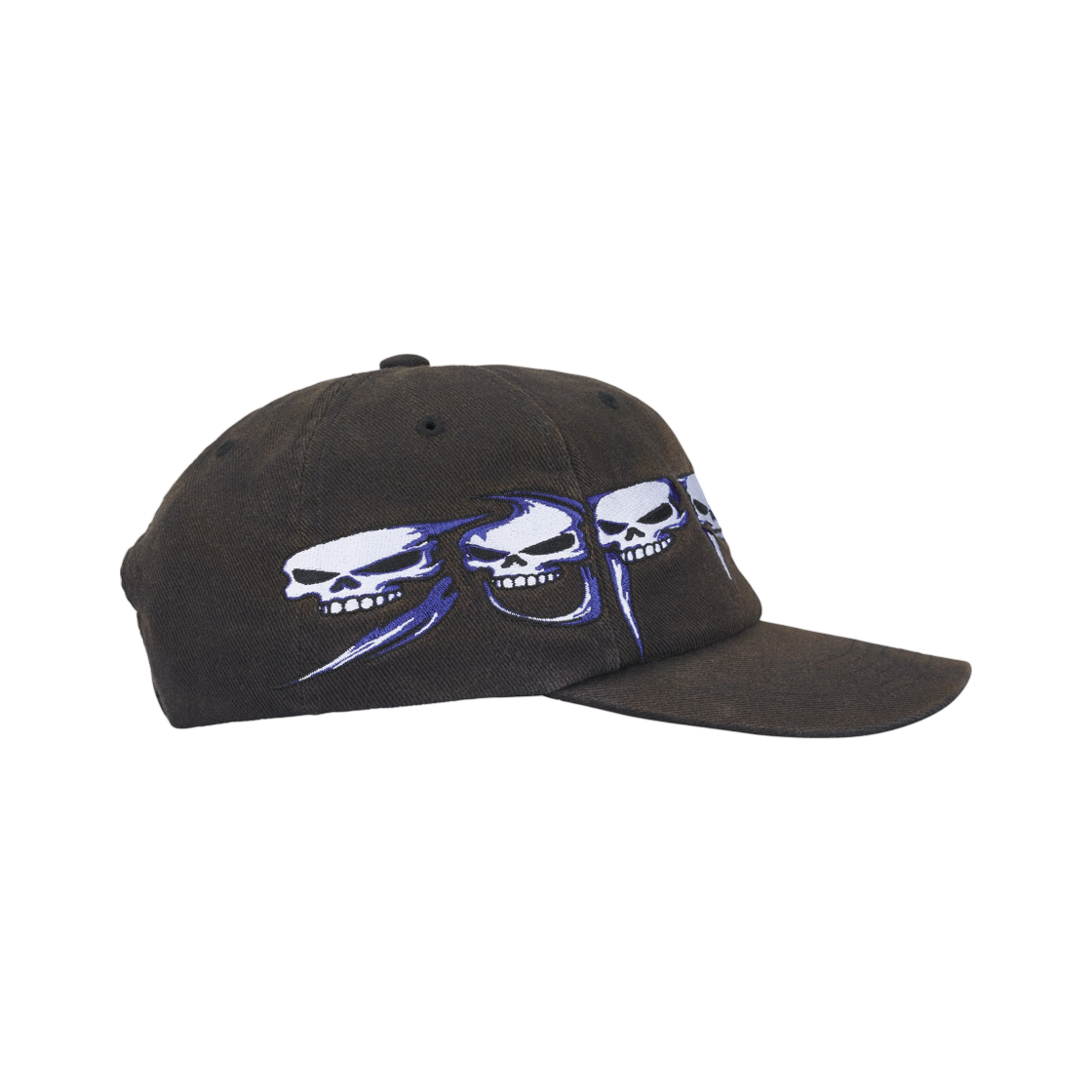 슈프림 스컬스 스펠아웃 6-패널 블랙 - 26FW(Supreme Skulls Spellout 6-Panel Black - 26FW) - 2