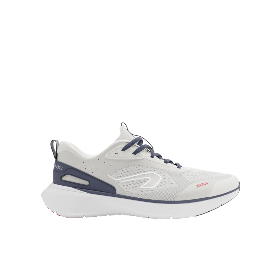 8913900 Decathlon Men's Running Shoes Jogflow 190.1 Cotton White