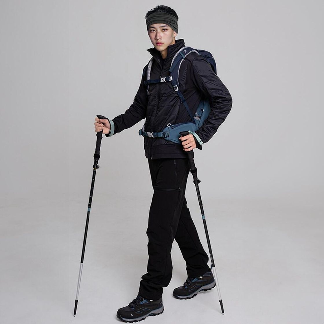 데카트론 남성 등산 방한발수 바지 SH500 블랙(Decathlon Men's Warm Water-Repellent Hiking Pants SH500 Black) - 3