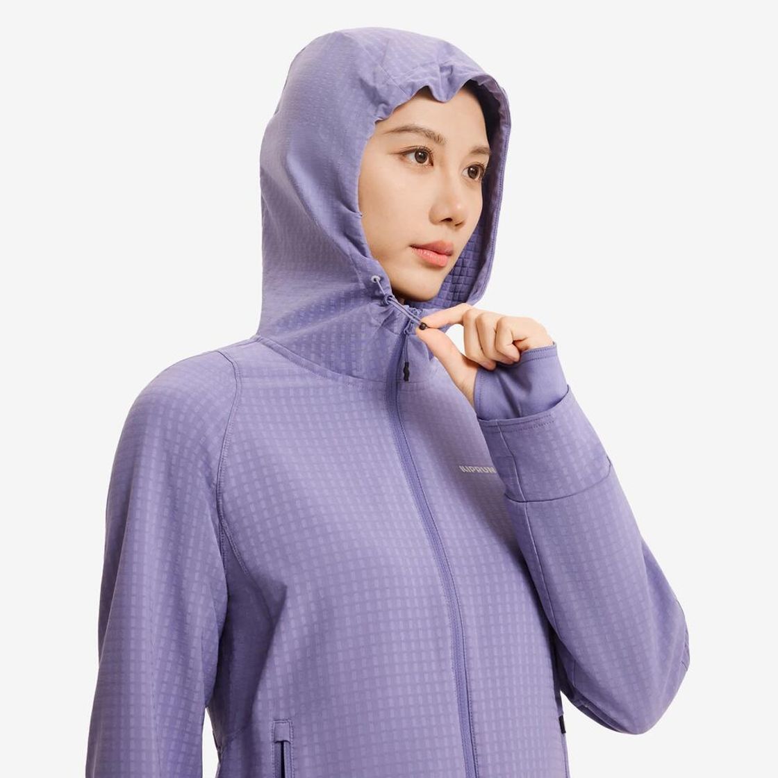데카트론 여성 러닝 자켓 런 웜 500 포기 퍼플(Decathlon Women's Running Jacket Run Warm 500 Foggy Purple) - 8