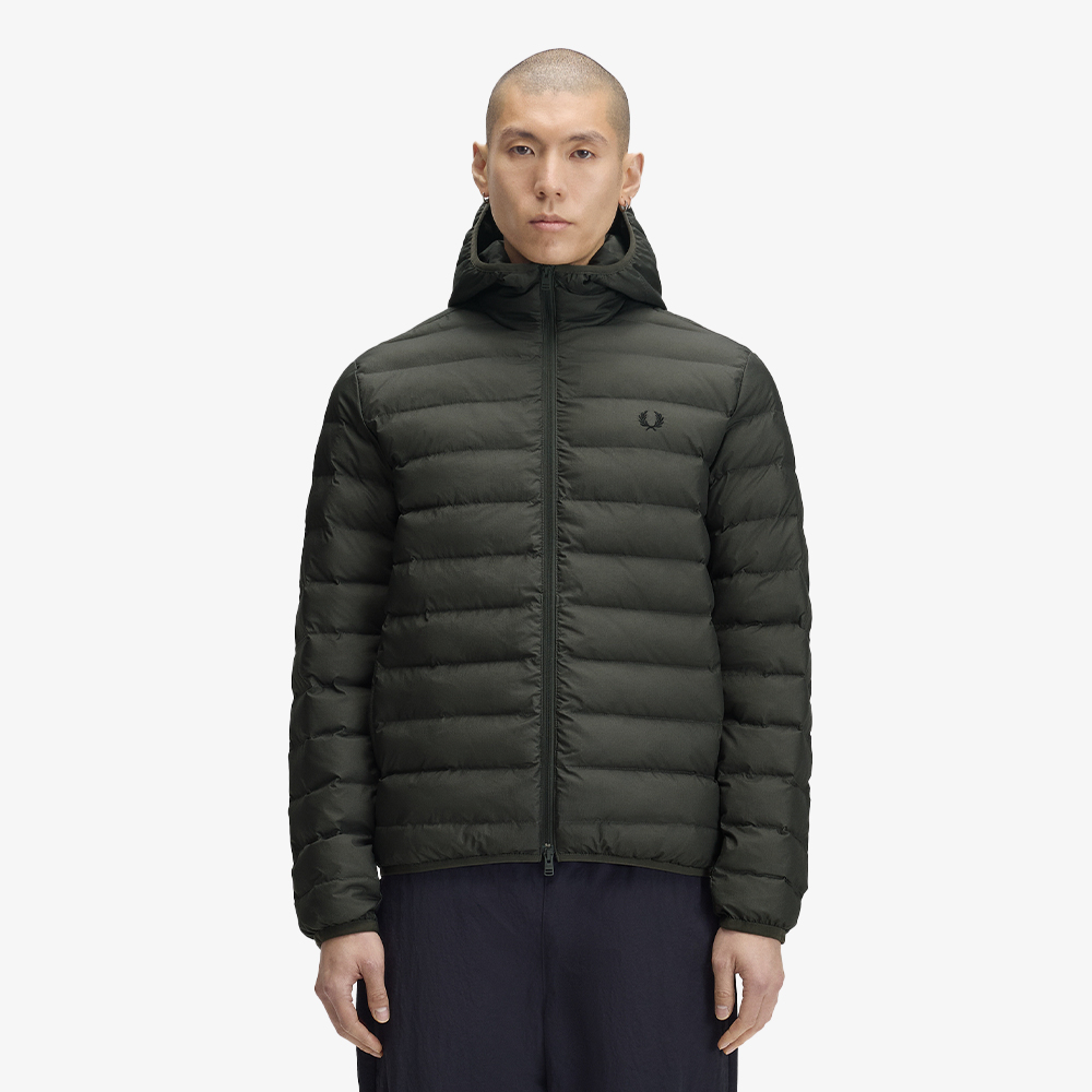 프레드페리 후드 인슐레이트 재킷 필드그린(Fred Perry Hooded Insulated Jacket Field Green) - 3