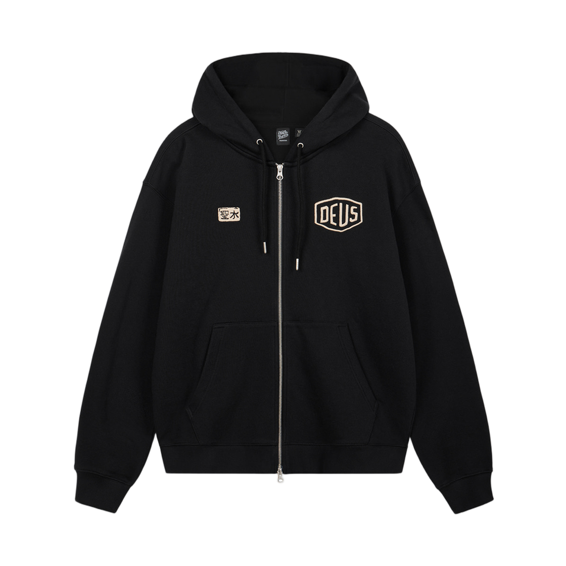 데우스 엑스 마키나 이터널 그로울 집 후드 블랙(Deus Ex Machina Eternal Growl Zip Hoodie Black) - 2