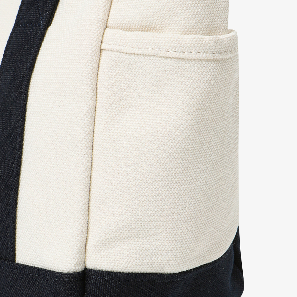 [5% 적립] 휠라 데일리 멀티 포켓 미니 캔버스백 아이보리([5% 적립] FILA Daily Multi Pocket Mini Canvas Bag Ivory) - 5