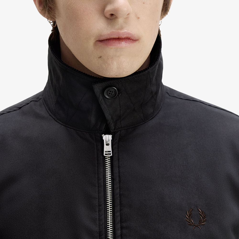 프레드페리 투웨이 코튼 카반 재킷 블랙(Fred Perry Cotton Caban Jacket Black) - 6