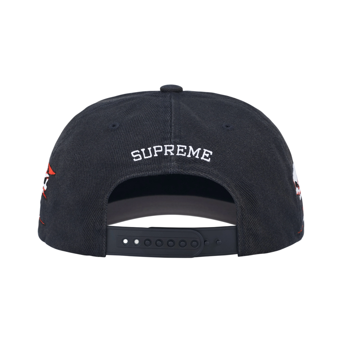 슈프림 스컬스 스펠아웃 6-패널 네이비 - 26FW(Supreme Skulls Spellout 6-Panel Navy - 26FW) - 3