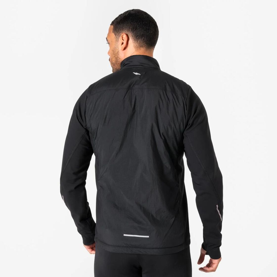 데카트론 남성 러닝 자켓 런 웜 플로우 스모크 블랙(Decathlon Men's Running Jacket Run Warm Flow Smoke Black) - 3