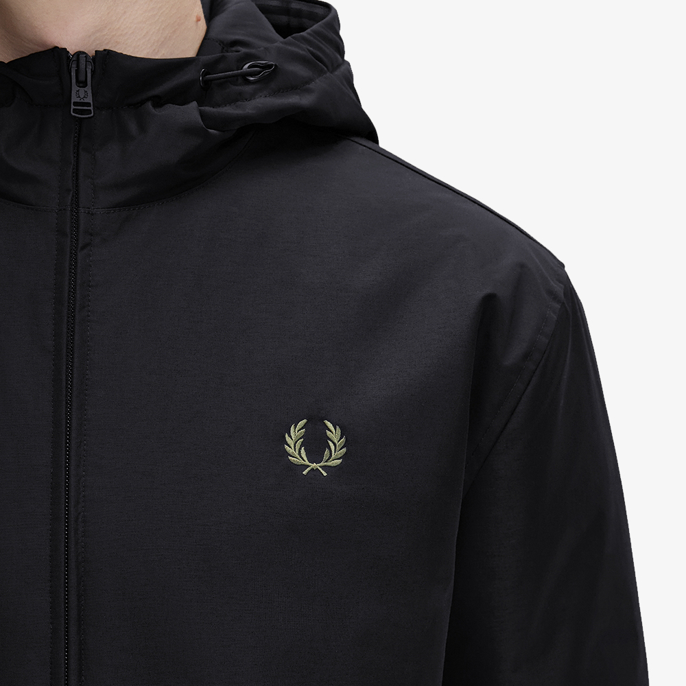 프레드페리 후드 브렌댐 재킷 블랙(Fred Perry Hooded Brentham Jacket Black) - 6
