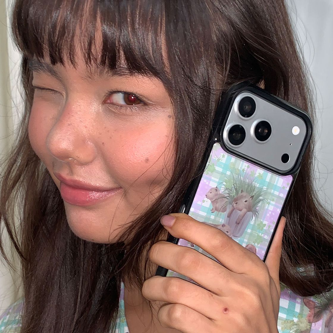 뮤즈무드 카피바라 팜 에폭시 휴대폰 케이스(Musemood Capybara Farm Epoxy Phone Case) - 3
