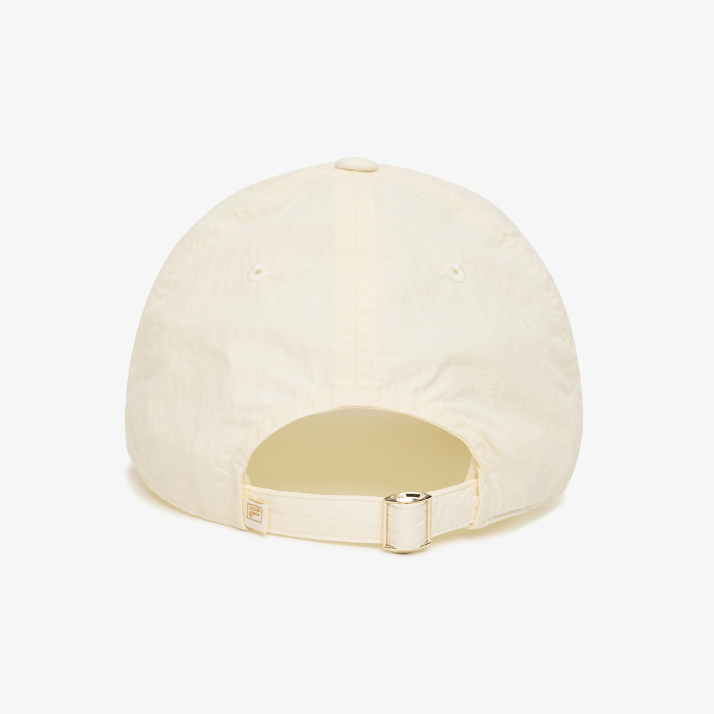 [5% 적립] 휠라 우먼스 컬시브 볼캡 아이보리([5% 적립] FILA Women Cursive Ball Cap Ivory) - 5